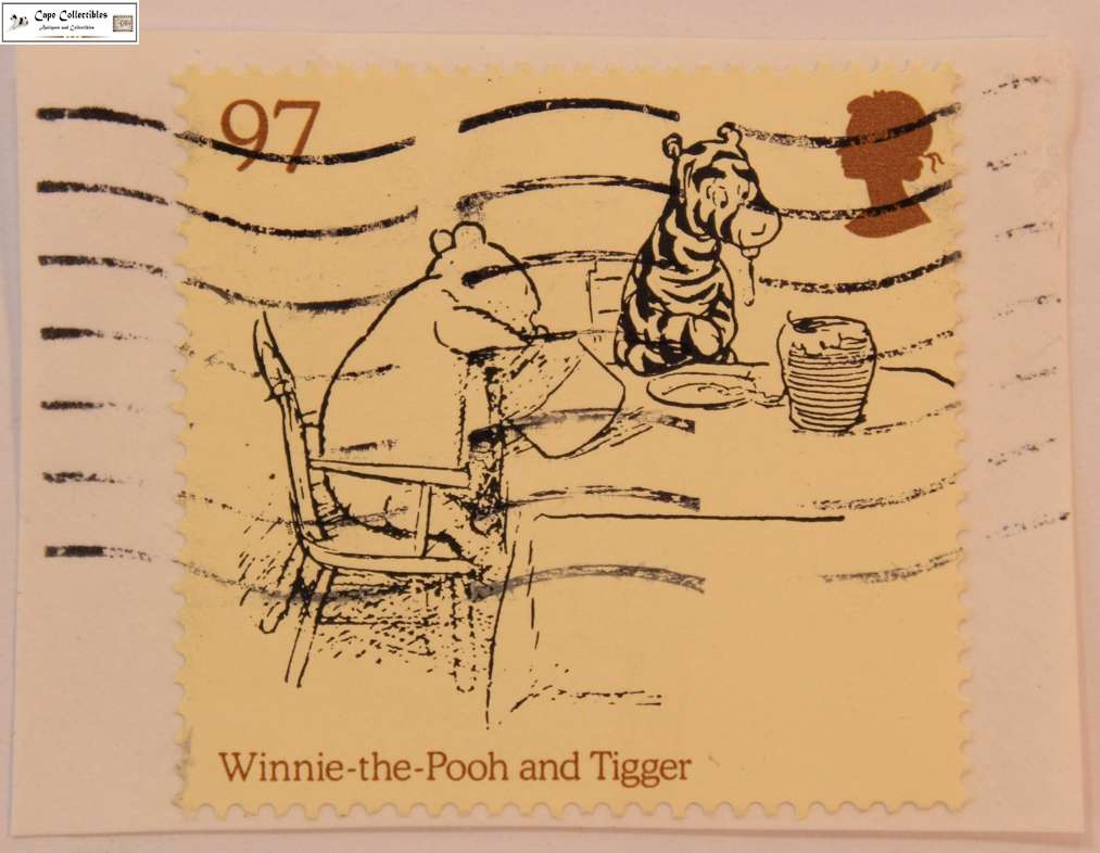 Great Britain 97 Pence 2010 Winnie The Pooh and Tigger Stamp (Scott 2847)