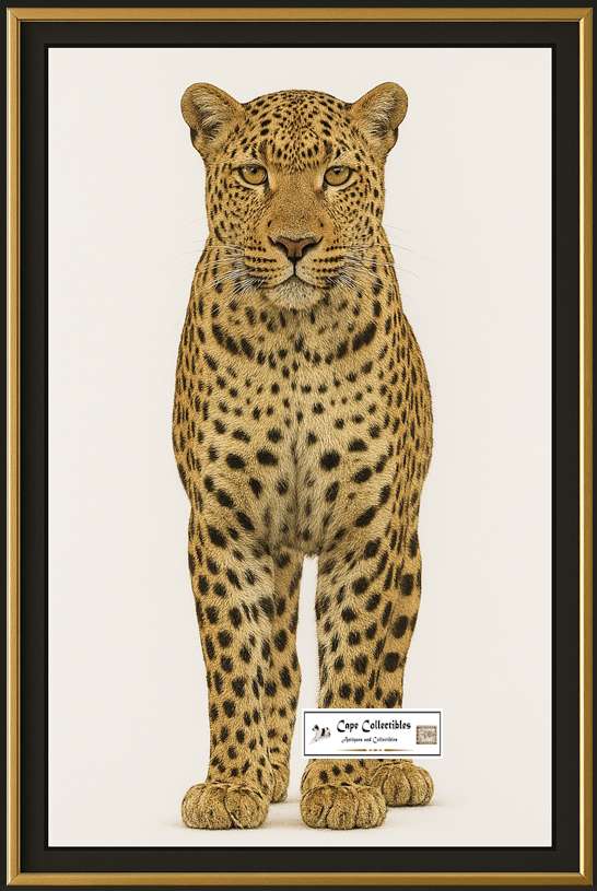 Leopard Front On View Digital Download Image For Printing and Framing