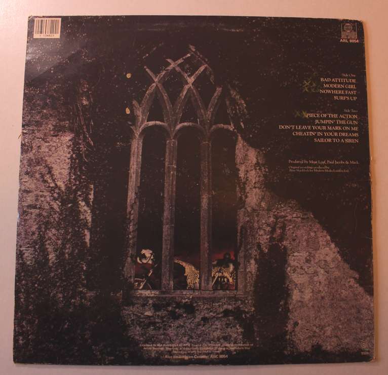 Meatloaf Bad Attitude Vinyl LP