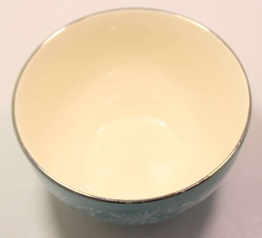 Vintage Midwinter Stylecraft Classic Shape Porcelain Sugar Bowl & Milk Jug 1950's Turquoise & Silver