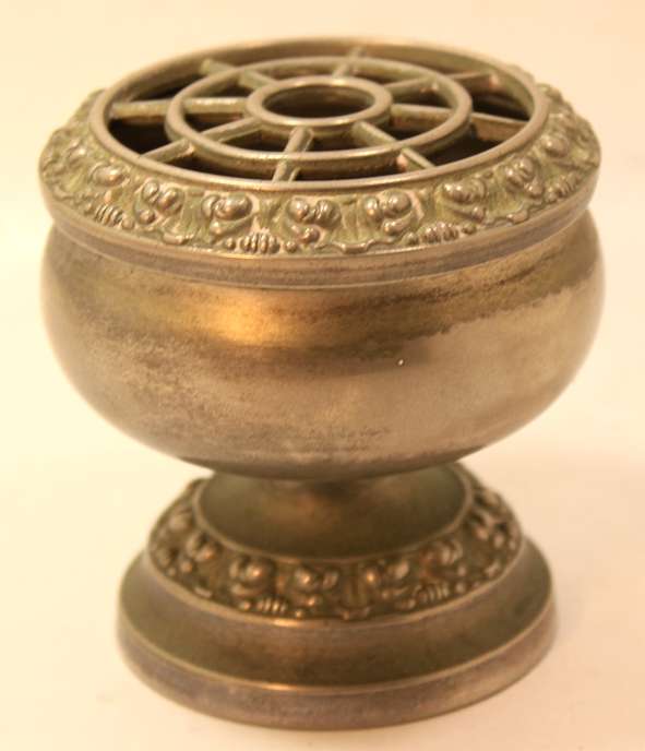 Vintage Miniature Pewter Rose Bud Vase