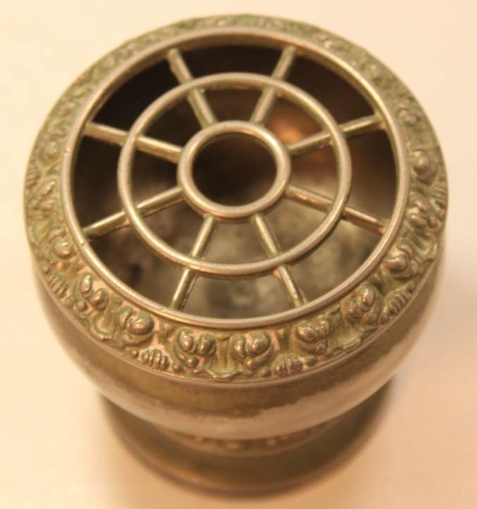 Vintage Miniature Pewter Rose Bud Vase