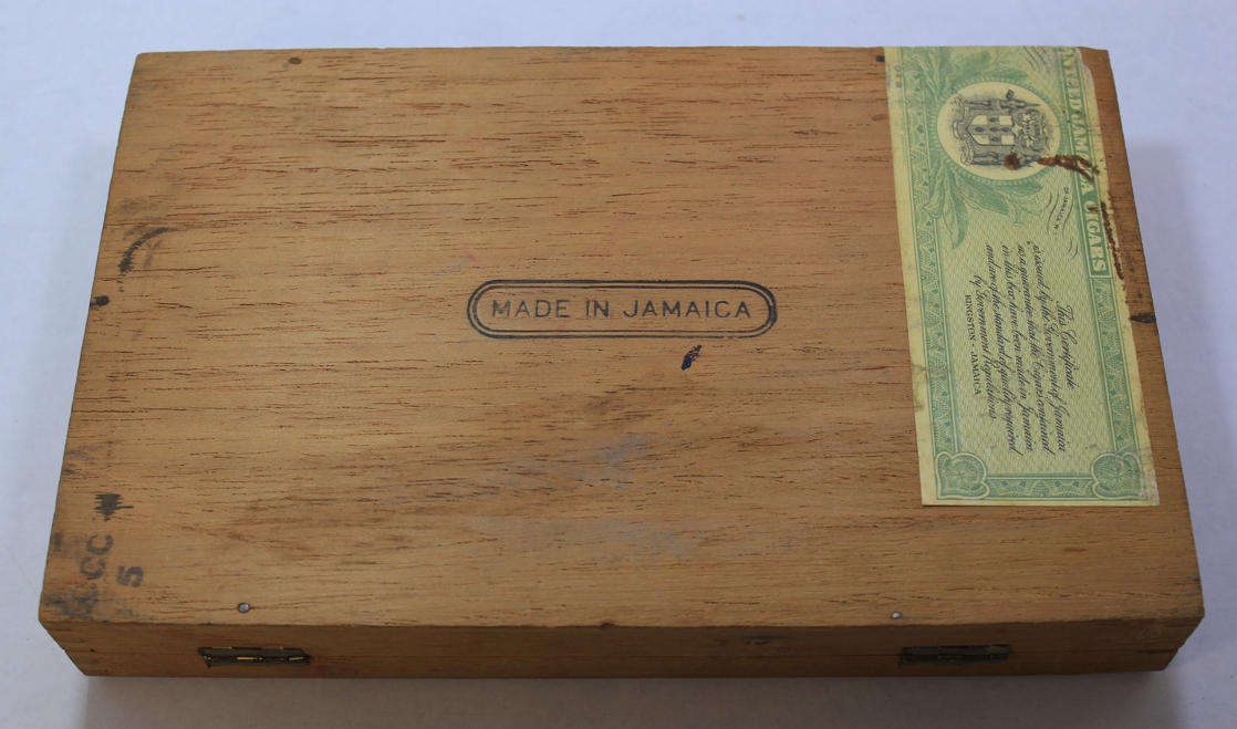 Vintage Royal Jamaica Pitt & Co. Cigar Box