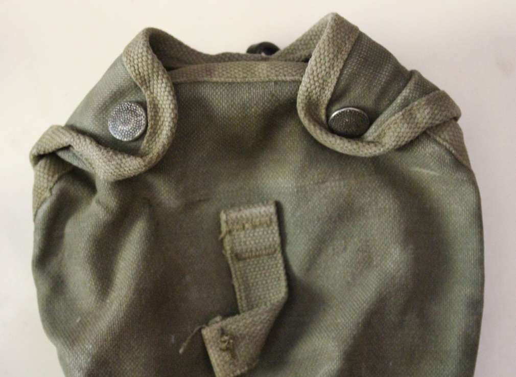 3 x Vintage SADF Ammunition Pouches and 1 x Water Bottle Pouch, Pattern 70 1970's.