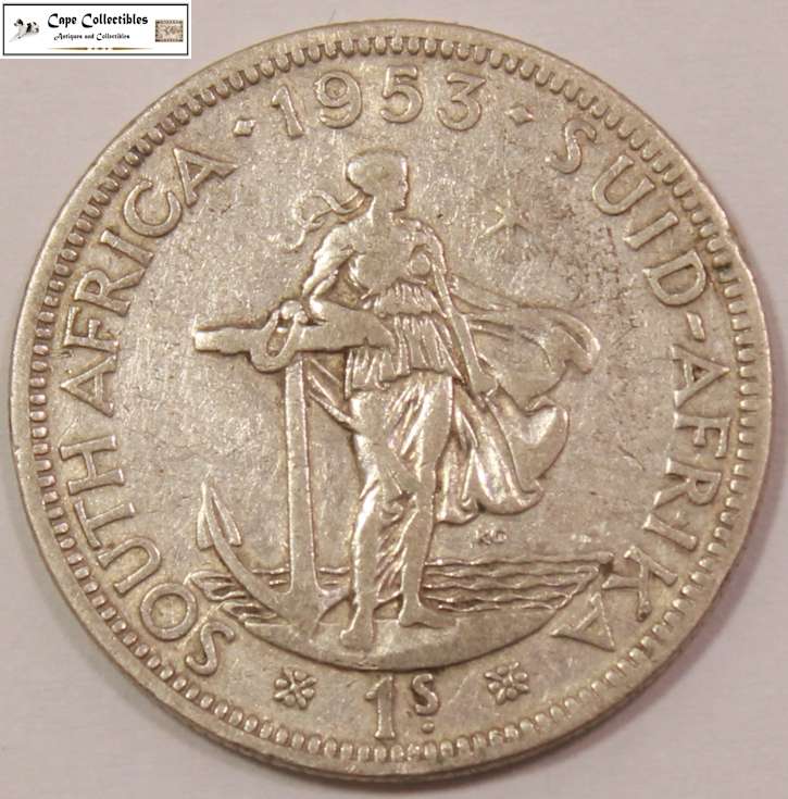 South Africa 1 Shilling 1953 Coin Circulated