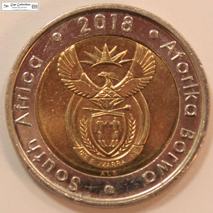 South Africa 5 Rand Coin 2018 Nelson Mandela Centenary Circulated