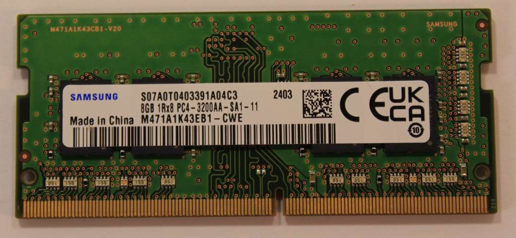 Samsung 8GB DDR4 3200MHZ 260 Pin 1.2V Laptop SODIMM OEM Memory Module