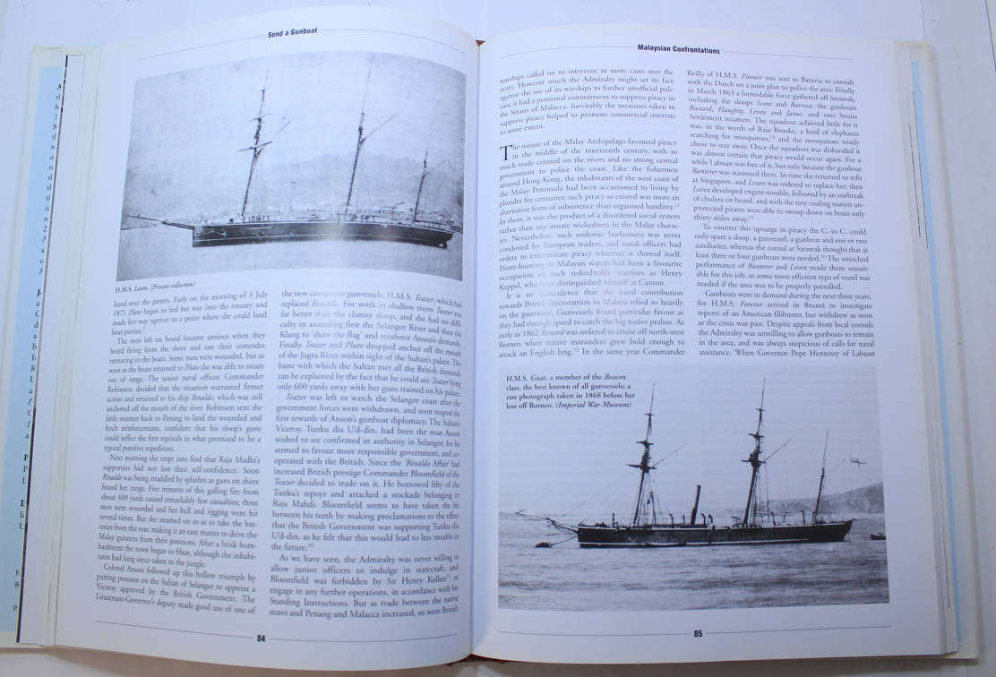 Send A Gunboat The Victorian Navy & Supremacy At Sea 1854-1904 By A Preston & J Major Hardcover Book