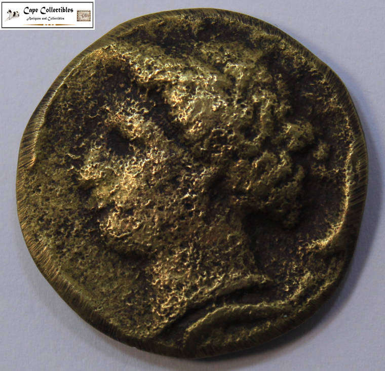 Sicily Stater Coin Dekadrachm (50)- Dionysios I 405BC-400BC Replica
