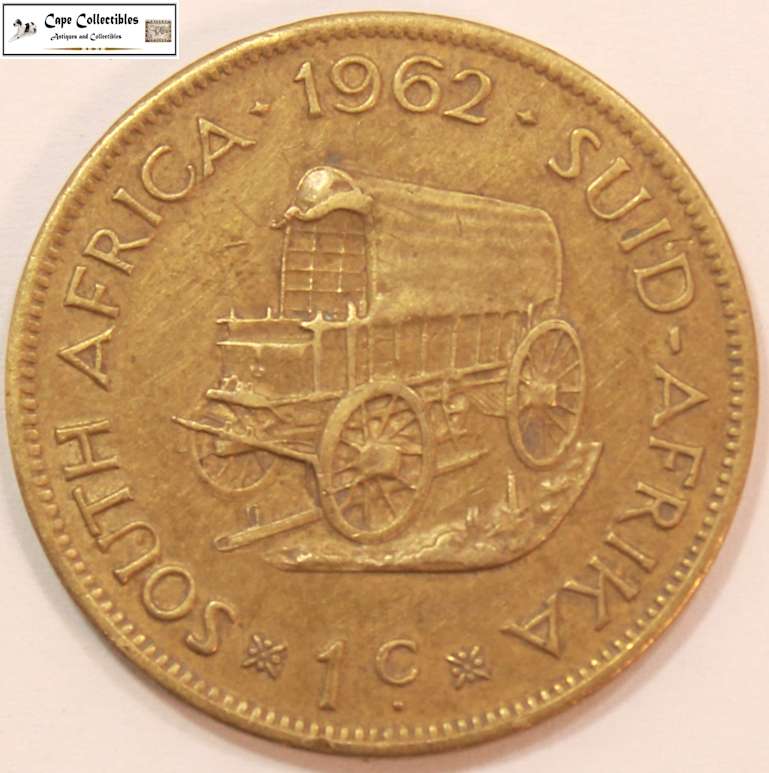 South Africa 1 Cent 1962 Coin Circulated