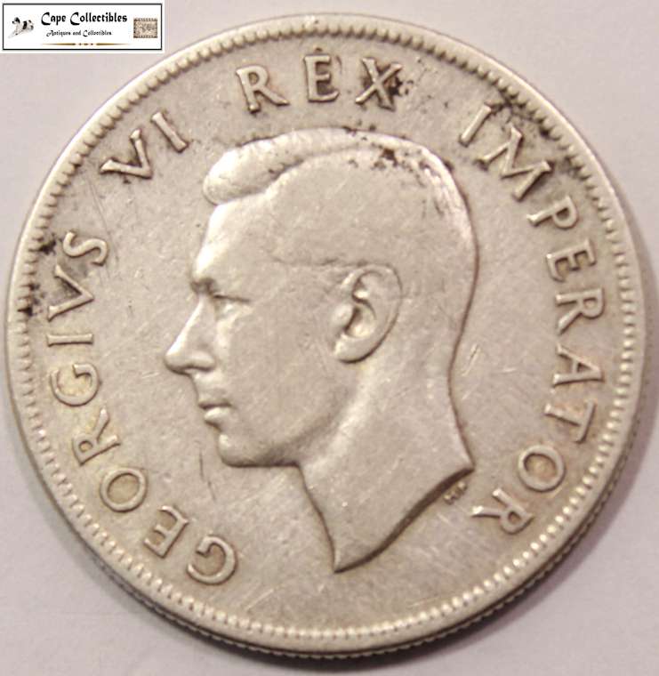 South Africa 2 1/2 Shillings 1938 Coin Circulated