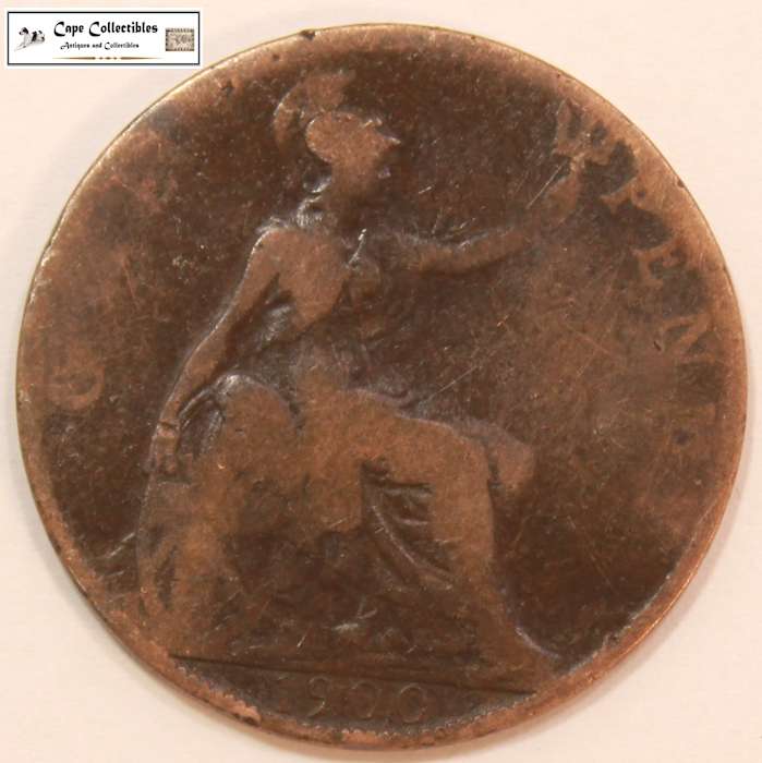 United Kingdom 1 Penny 1900 Coin Circulated