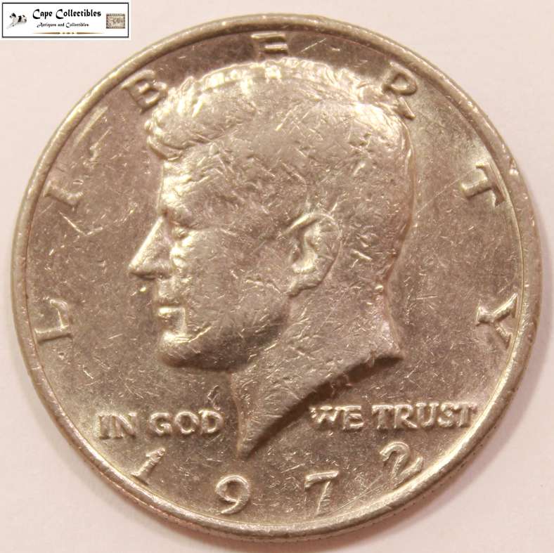 United States of America 1/2 Dollar 1972 Kennedy Coin Circulated