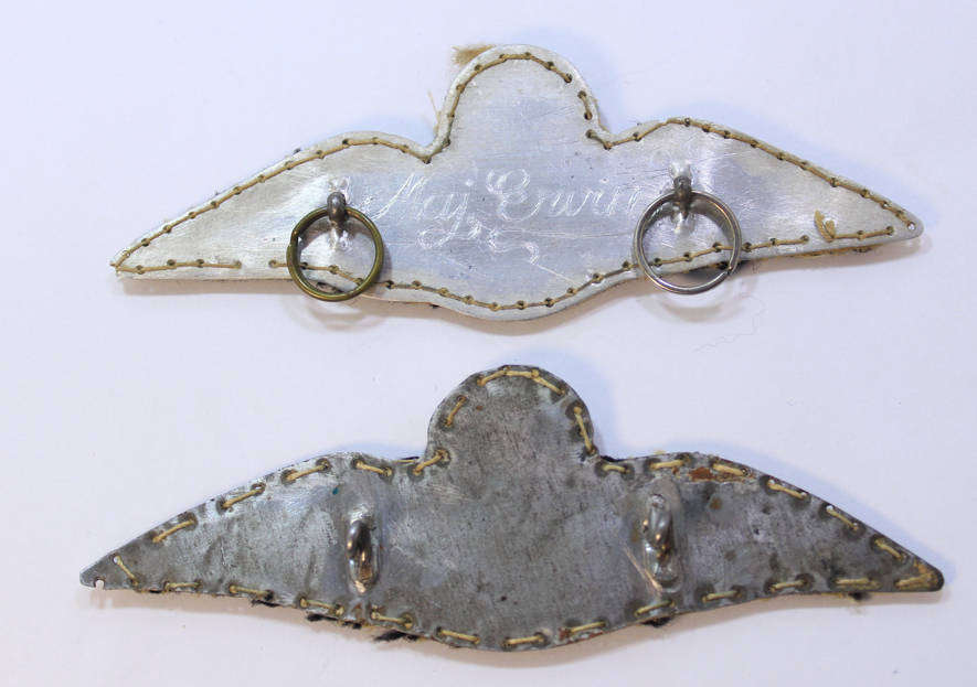 Pair of WW2 South African Air Force Pilots Cloth Wings
