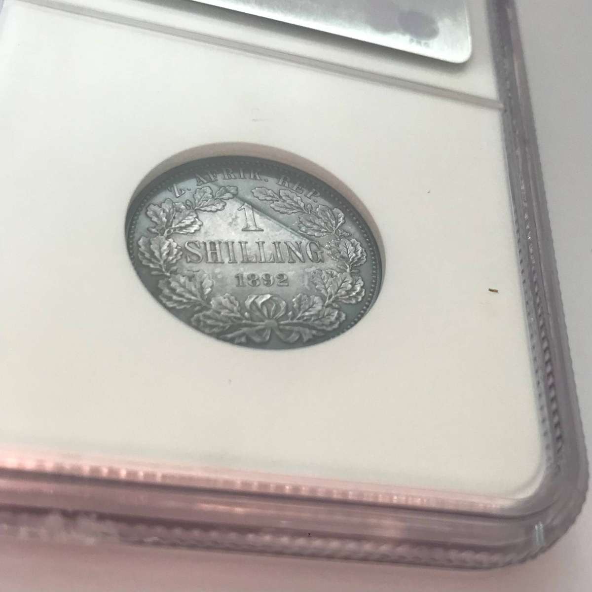1892 1 Shilling Proof Paul Kruger pre Boer War ZAR