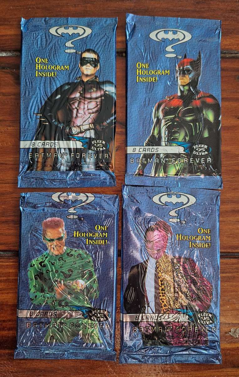 Sealed 1995 Batman Forever Trading Card Packs