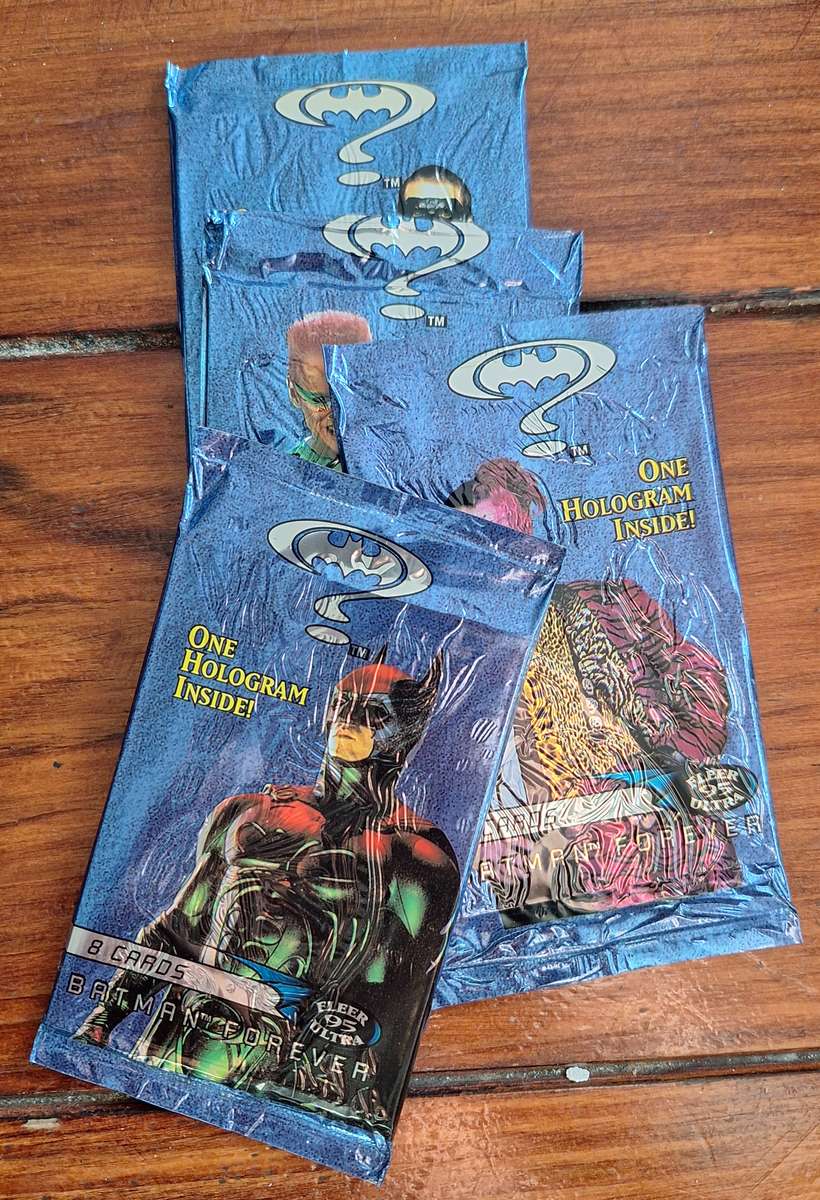 Sealed 1995 Batman Forever Trading Card Packs