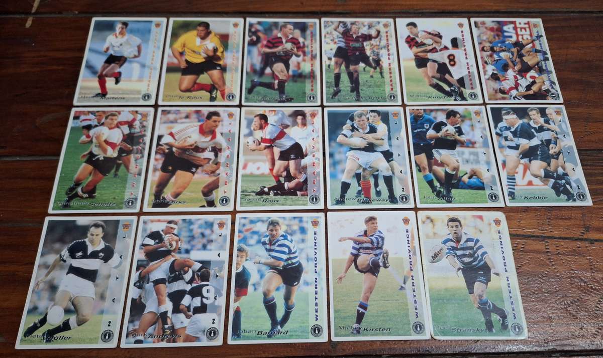 1994 Sportsdeck Currie Cup Rugby Trading Cards