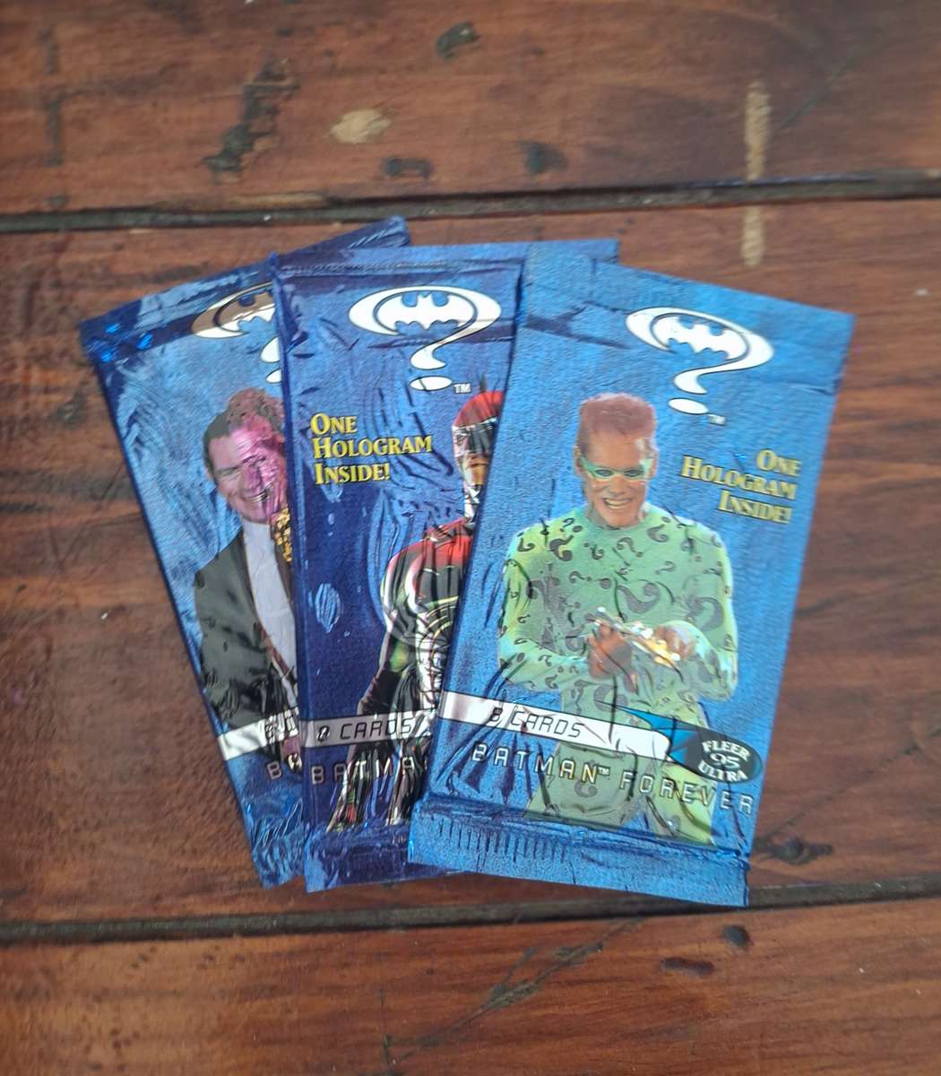 Sealed 1995 Batman Forever Trading Card Packs