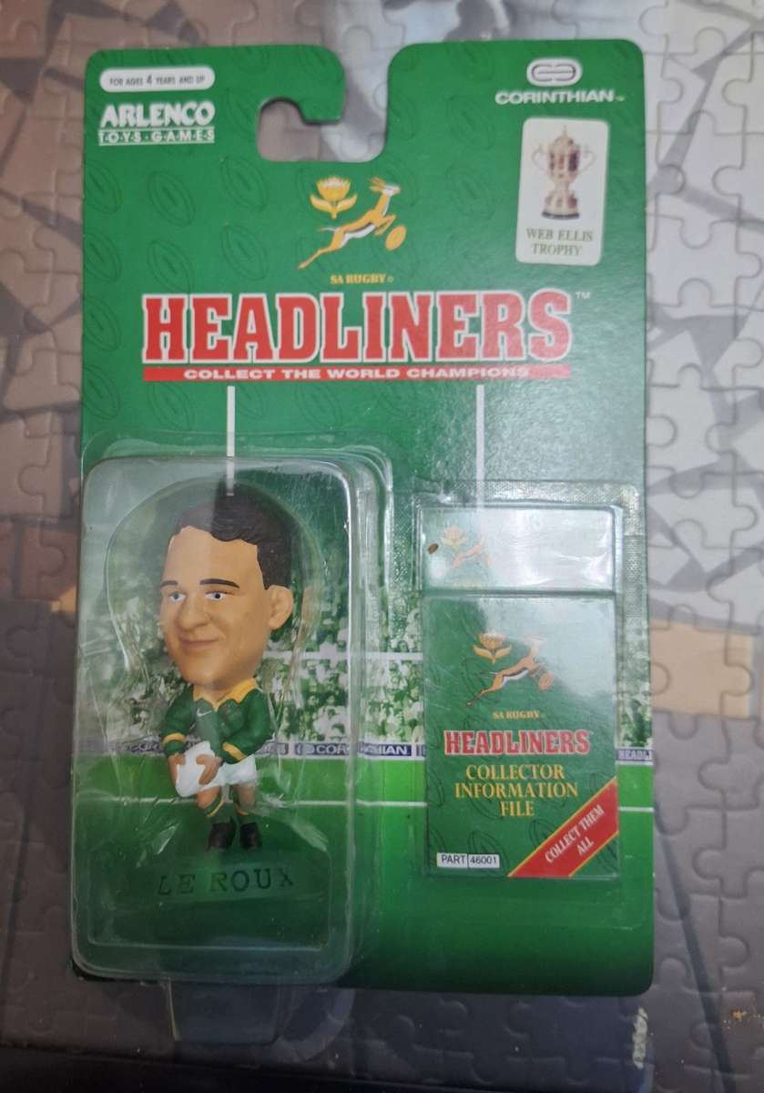 Sealed 1997 Arlenco Springbok Headliner - Hennie le Roux