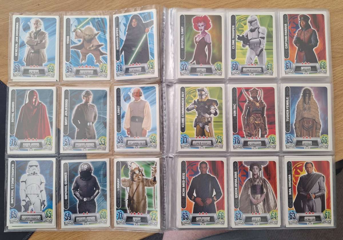 BIG!!! Collection of Star Wars Trading Cards!!