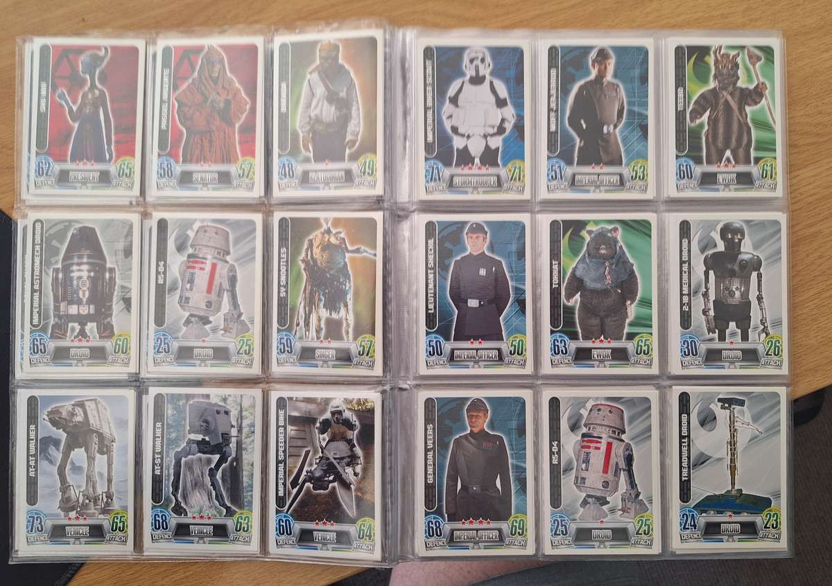 BIG!!! Collection of Star Wars Trading Cards!!