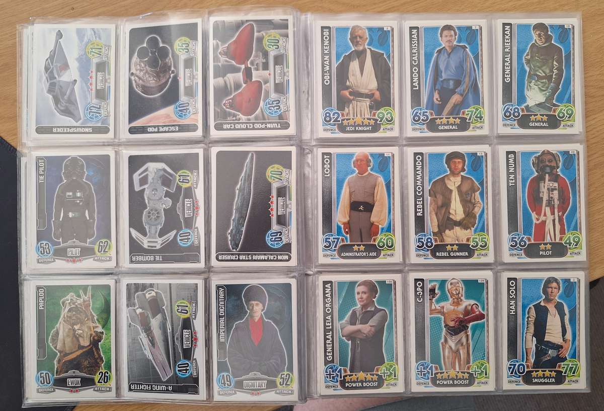 BIG!!! Collection of Star Wars Trading Cards!!