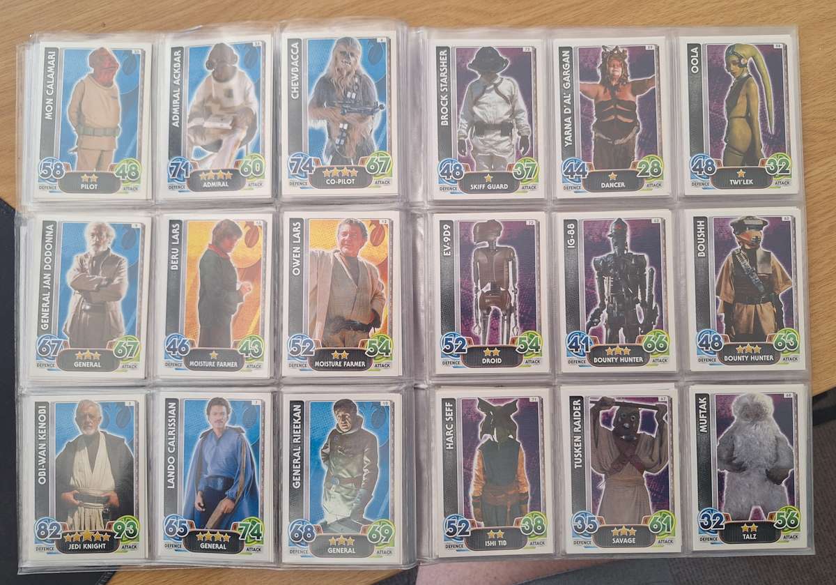 BIG!!! Collection of Star Wars Trading Cards!!