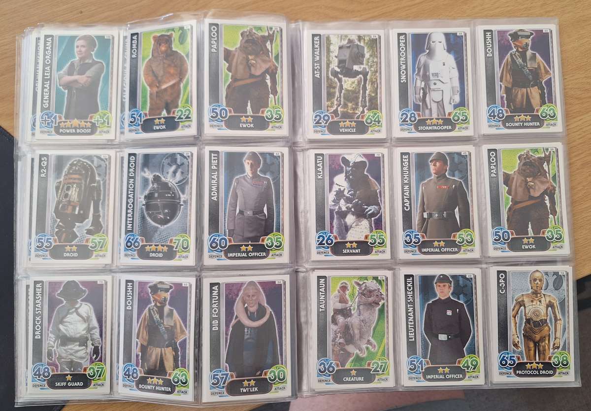 BIG!!! Collection of Star Wars Trading Cards!!