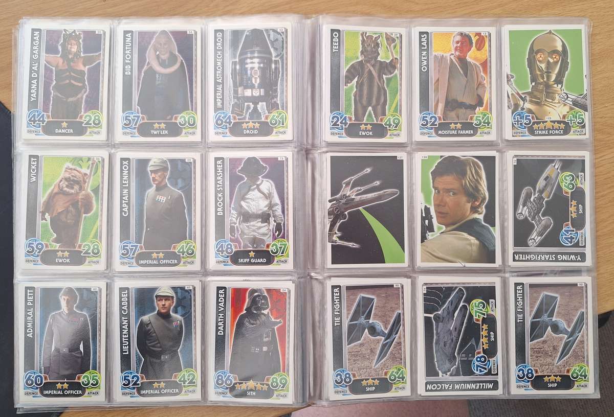 BIG!!! Collection of Star Wars Trading Cards!!
