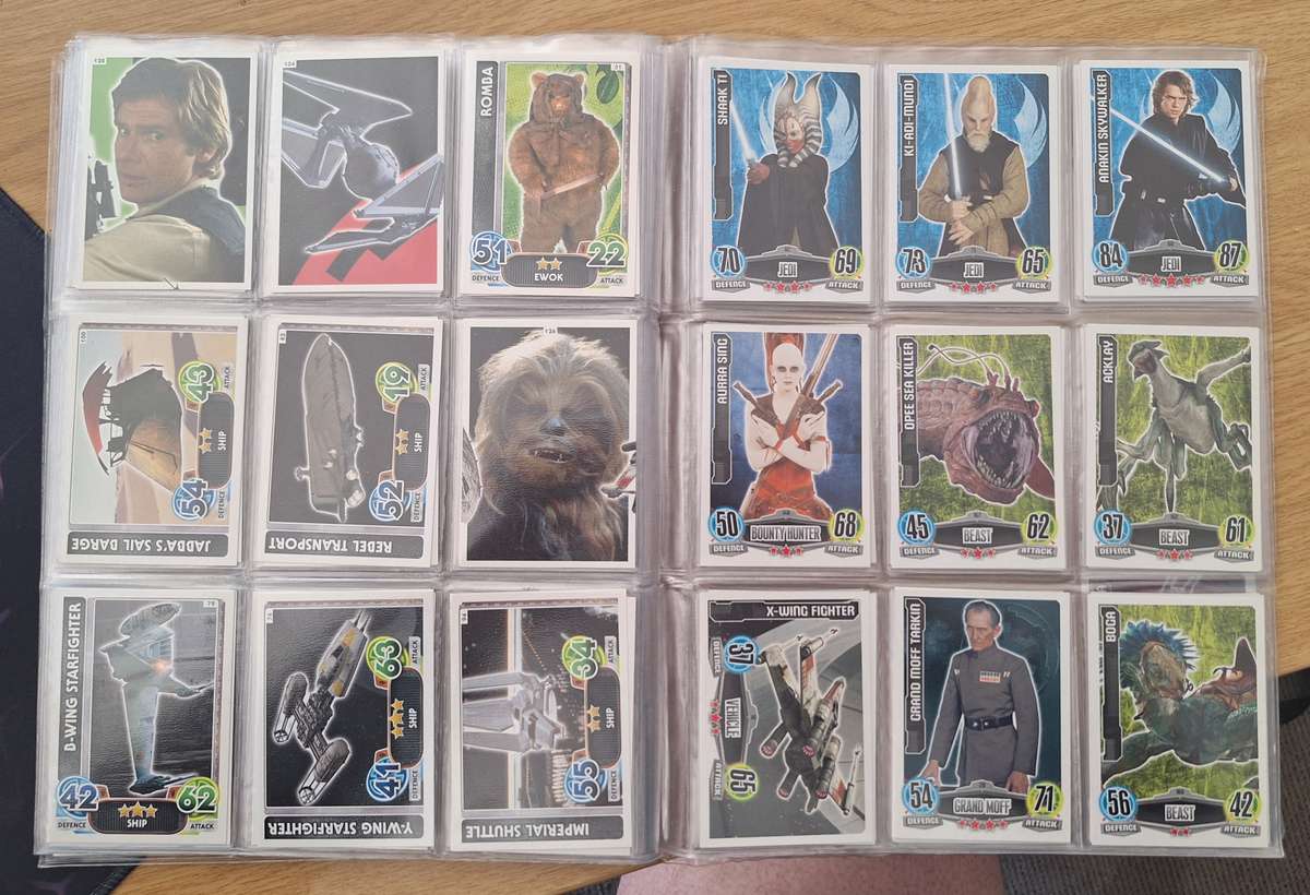 BIG!!! Collection of Star Wars Trading Cards!!