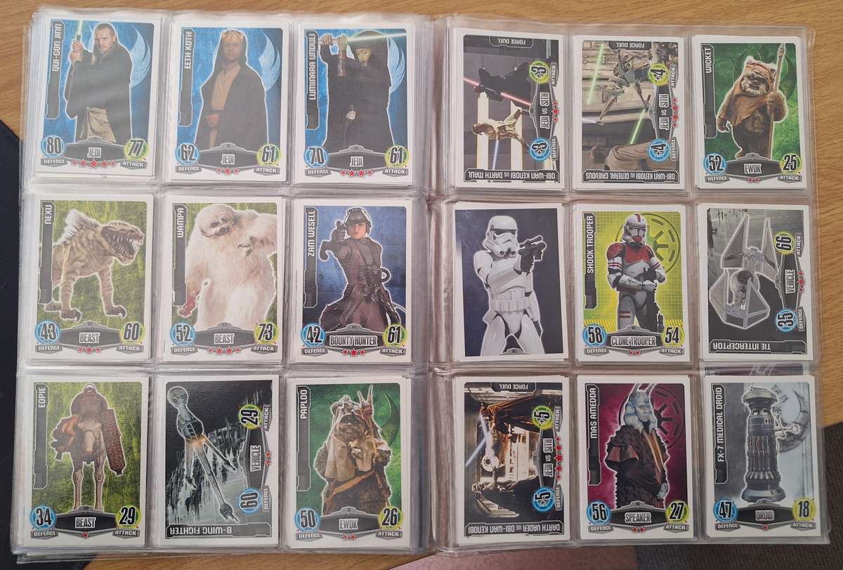 BIG!!! Collection of Star Wars Trading Cards!!