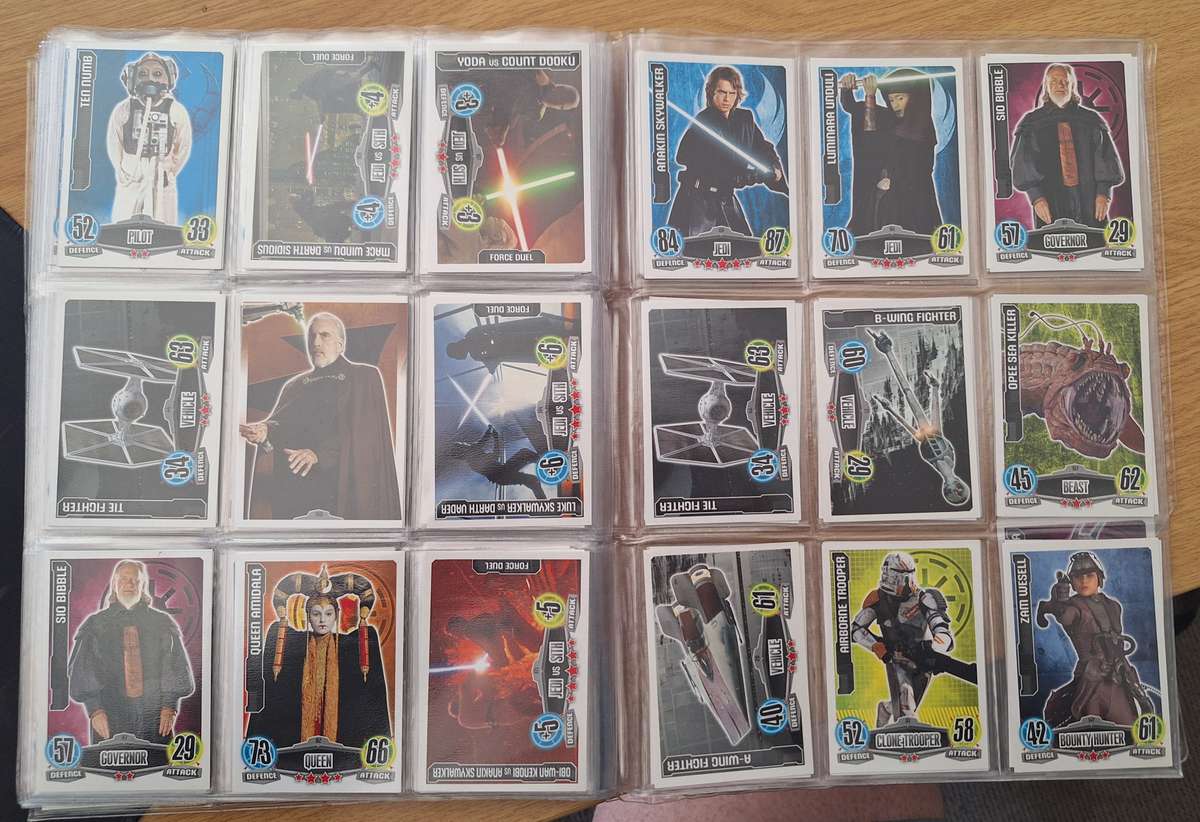 BIG!!! Collection of Star Wars Trading Cards!!
