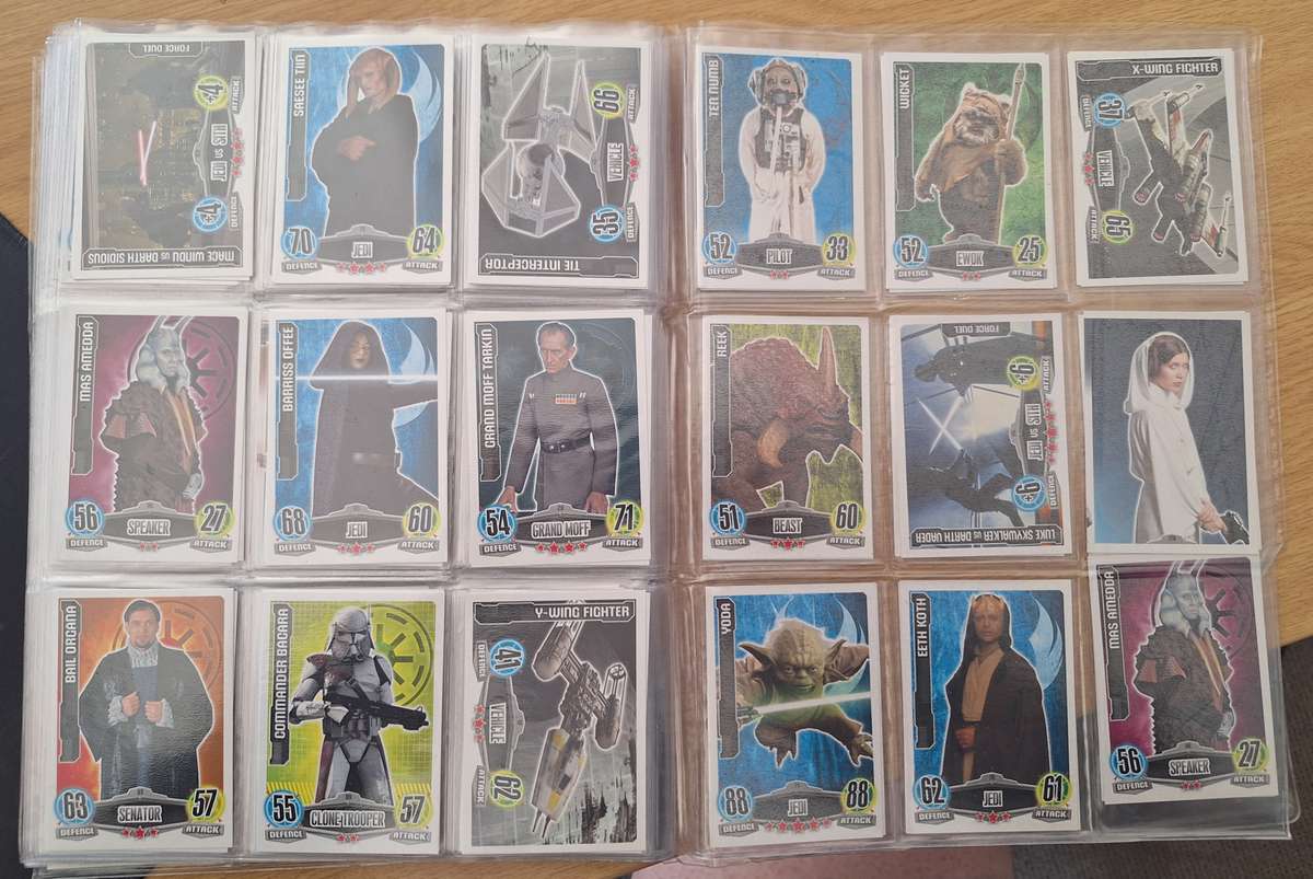 BIG!!! Collection of Star Wars Trading Cards!!