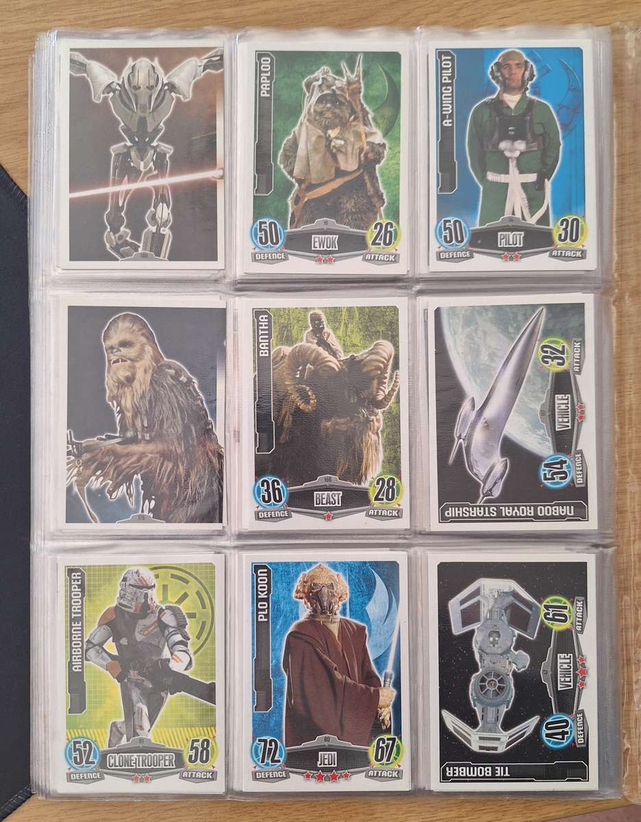 BIG!!! Collection of Star Wars Trading Cards!!