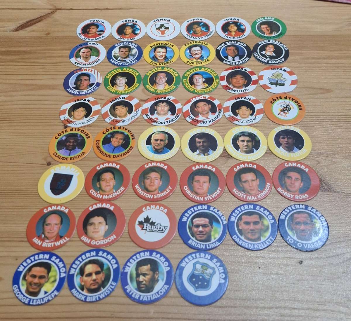 1995 Rugby World Cup SLAMA's - Various