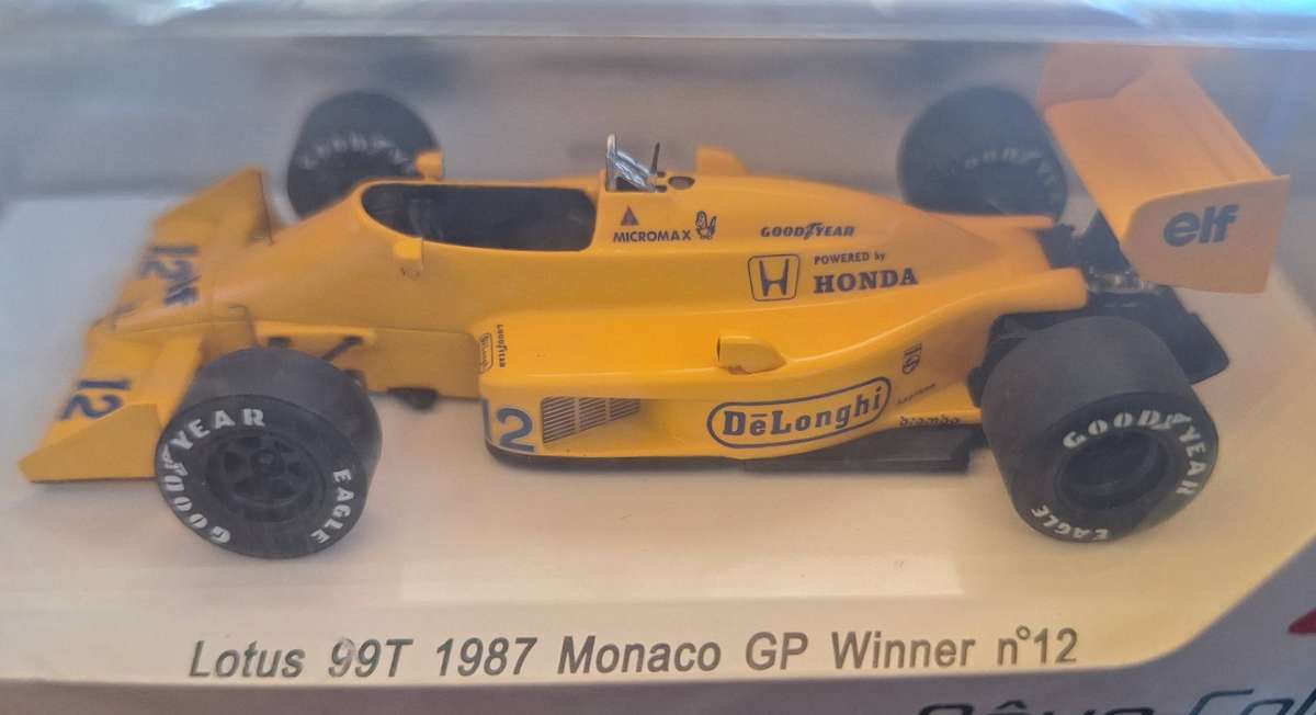 Lotus 99T No.12 Winner Monaco GP Formula 1 1987 - Ayrton Senna