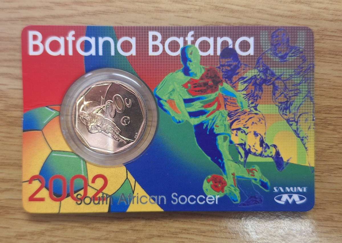 2002 Bafana Bafana 50c - Uncirculated
