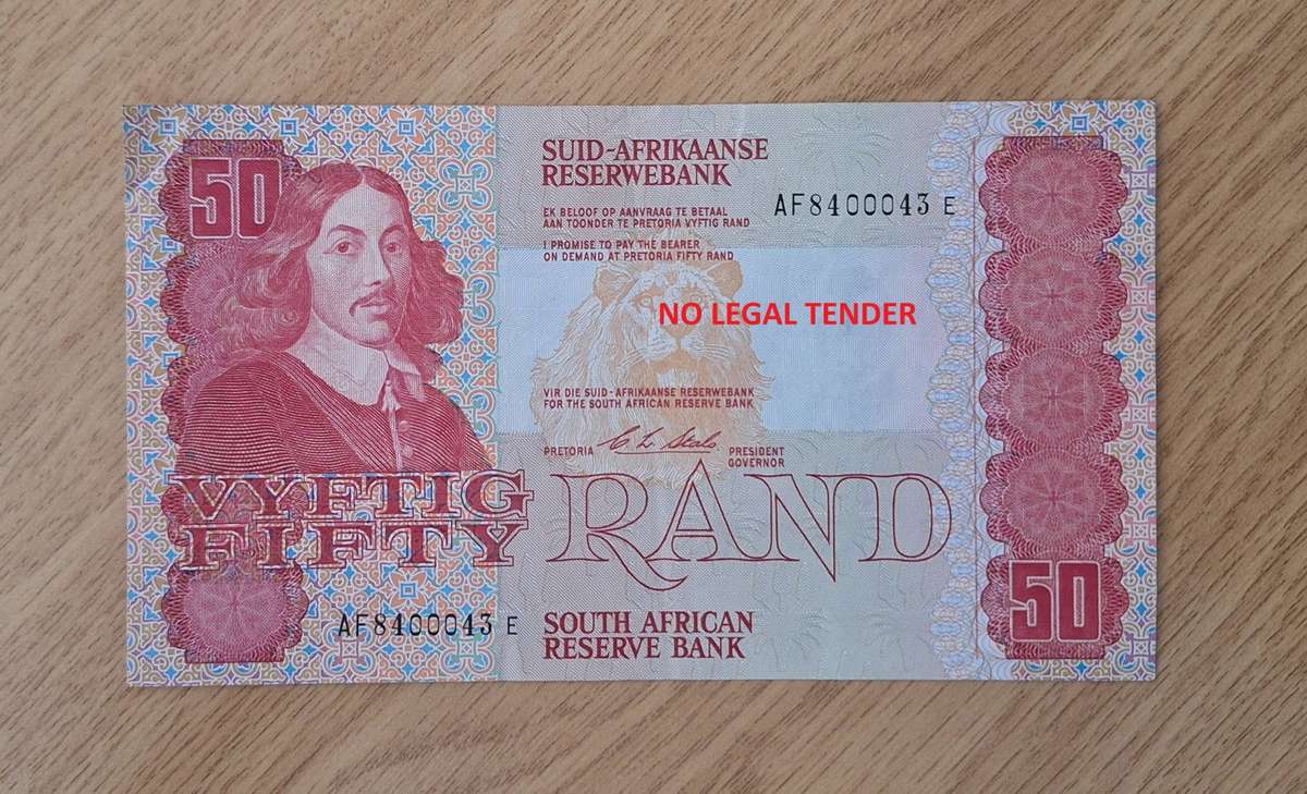 CL Stals- Fifty Rand Bank Note