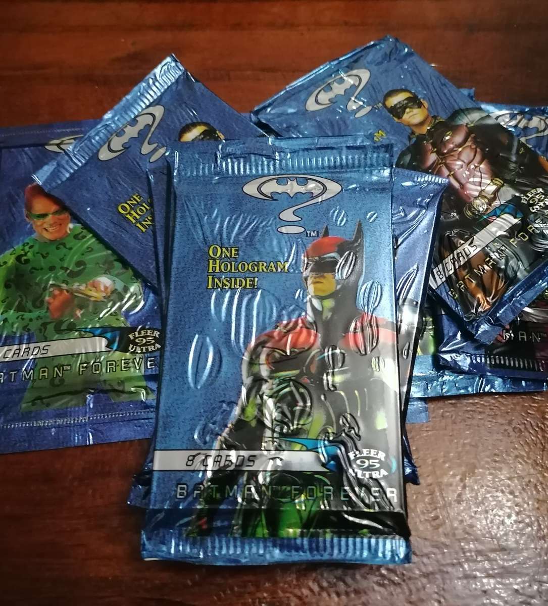 Sealed 1995 Batman Forever Trading Card Packs