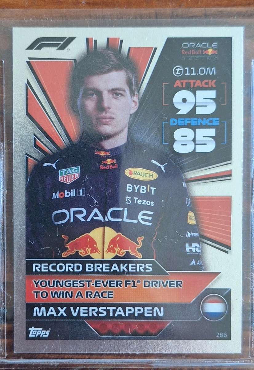 TOPPS F1 - Max Verstappen Foil Record Breakers Trading Card
