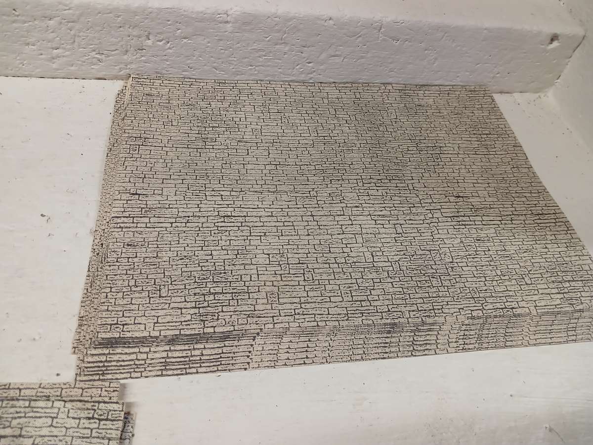 HO / OO SCALE - CARBOARD A4 SIZE STONEFINISH - X30 SHEETS