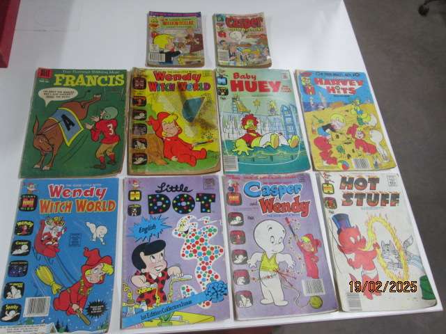 COMICS - VARIOUS ORIGINAL OLD COMIC BOOKS - X10