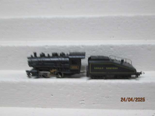HO SCALE - LIMA - GREAT WESTERN STEAM LOCOMOTIVE
