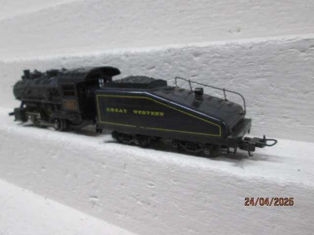 HO SCALE - LIMA - GREAT WESTERN STEAM LOCOMOTIVE