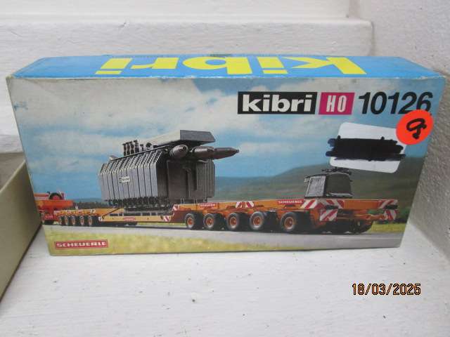 HO SCALE - KIBRI - EXTRA HEAVY ROAD TRANSPORT SET - BOXED