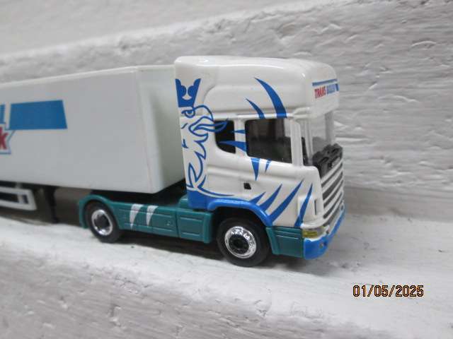 HO SCALE -HERPA - SCANNIA - TRUCK AND TRAILER - TRANS LOGISTIK