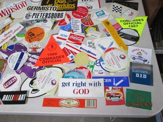 LARGE AMOUNT OF COLLECTABLE STICKERS