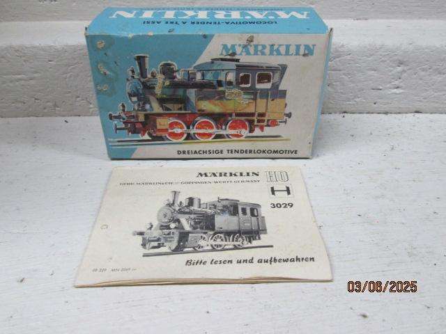 HO SCALE - MARKLIN - 0-6-0 STEAM LOCOMOTIVE - BOXED