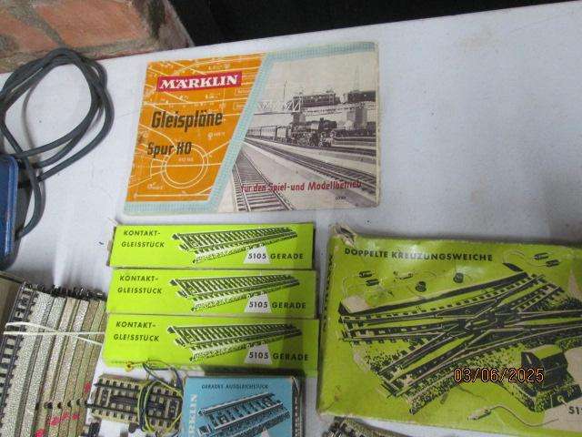 HO SCALE - MARKLIN -M TRACK - LARGE AMOUNT - MOSTLY BOXED